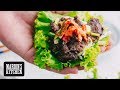 Korean grilled beef lettuce wraps  marions kitchen