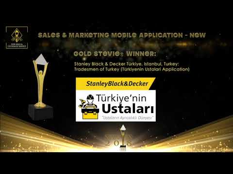 Stanley Black & Decker wins a Gold Stevie® Award in the Stevie Awards for Sales & Customer Service