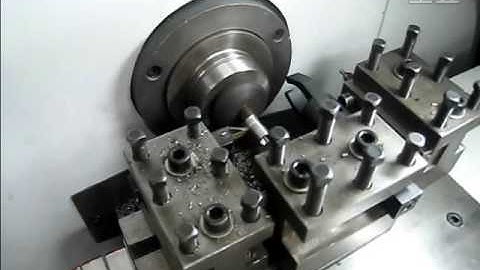 mini cnc lathe with simple auto feeder system