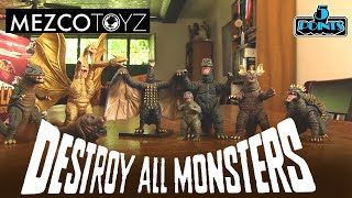 Mezco 5 Points Godzilla Destroy All Monsters Box Sets Unboxing and Review