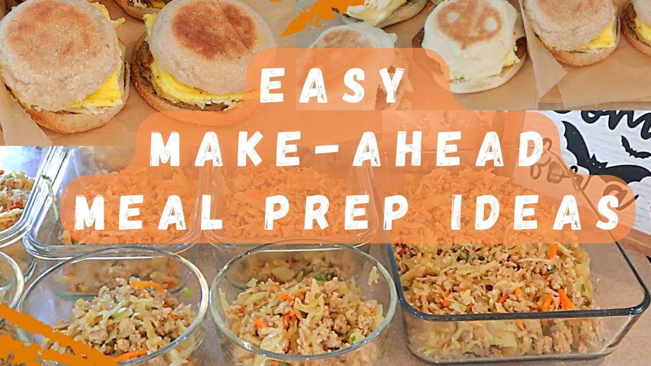 EASY MEAL PREP IDEAS MAKE AHEAD BREAKFAST SANDWICHES EGG ROLL IN A 