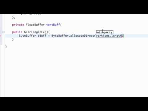 Android Application Development Tutorial   172   Byte and Float Buffers   YouTube