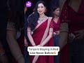 Tanya Mittal is serving elegance, glam &amp; killer vibes in red saree look ❤️✨