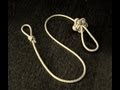 How to tie a single strand star knot