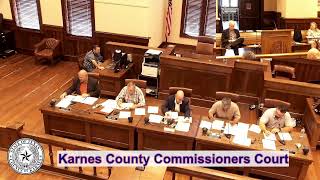 05-13-2025 Commissioners Court of Karnes County Texas