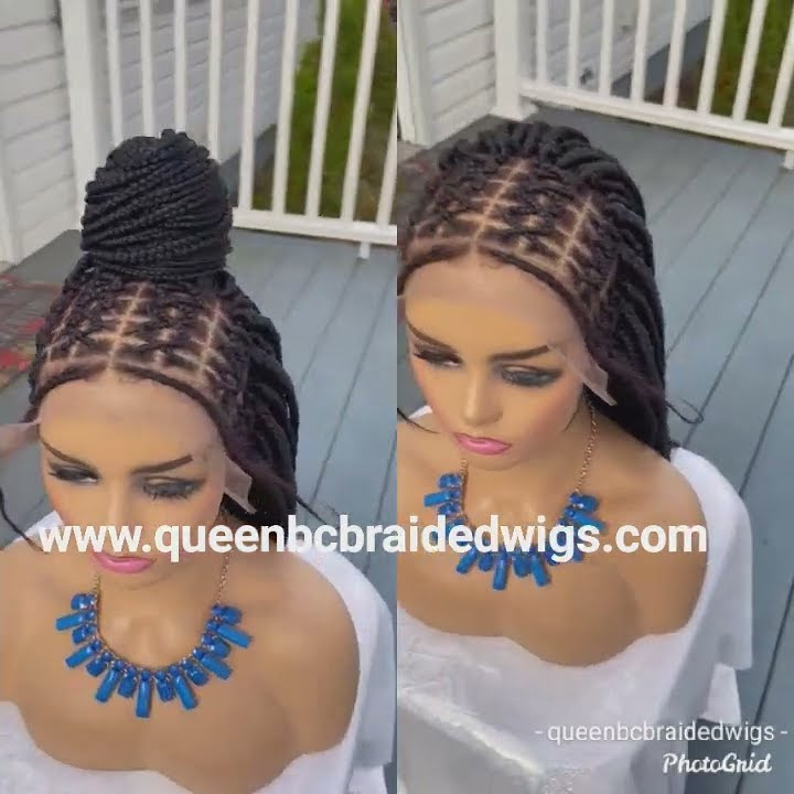  criss cross braids wig - YouTube