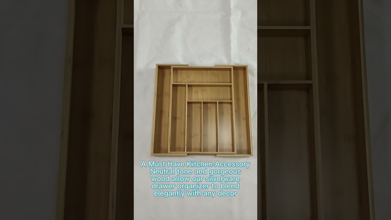 Bamboo Cutalery Tray #bambooproducts #kitchenware #cutlerytray