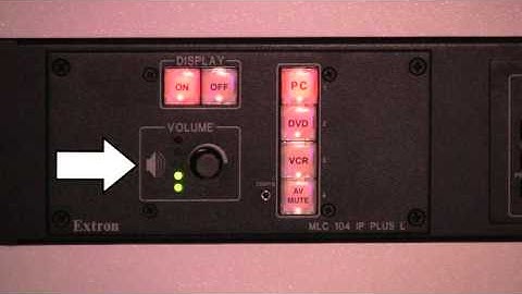 Using the Extron System