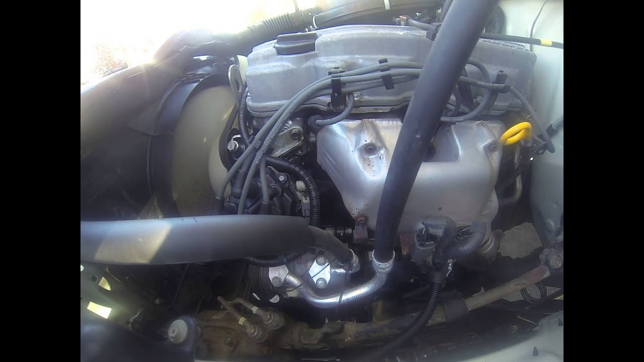 Nissan 1997 D21 pickup cold start engine noise PART 1 - YouTube