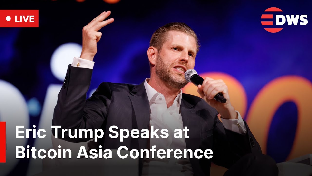 LIVE: Eric Trump Speaks at Bitcoin Asia Conference | “Bitcoin Takes Over  the World” | AF1E