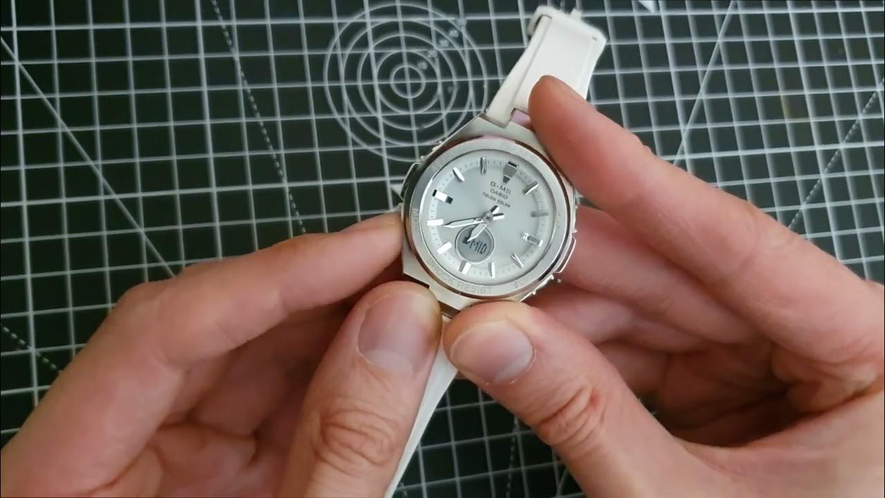 EDC How to set the time Casio G SHOCK Baby G GMS MSGS2007A Watch