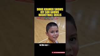 DOUG KRAMER SHOWS OFF SON GAVINS BASKETBALL SKILLS #GavinKramer #DougKramer #Teamkramer screenshot 4