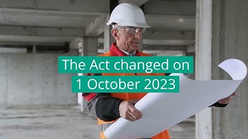 What are the changes to the Building Safety Act (2022)?