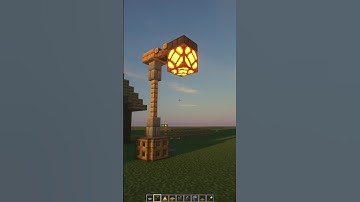 Building Daylight Sensor Lamp in Minecraft !! #shorts #minecraftshorts