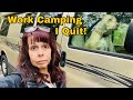 Vanlife living solo female 50   work camping she tried to fire me so i quit  ep 86