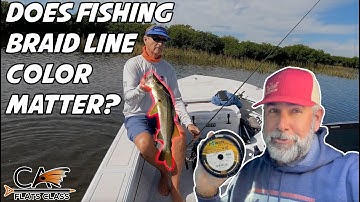 Does Fishing Braid Line Color Matter? | Flats Class YouTube