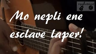 Video thumbnail of "Mo nepli ene esclave laper || Bethel cantique mauricien (guitar cover CM-GS)"