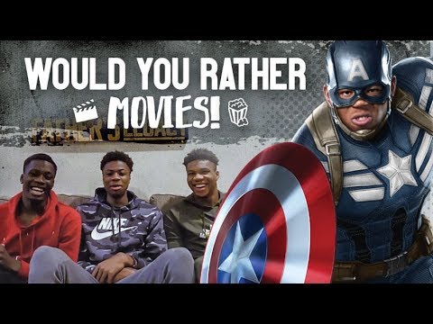 "Would you rather", Part 2: MOVIES with the bros!