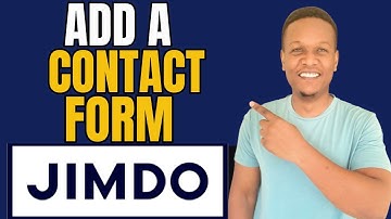 HOW TO ADD CONTACT FORM ON JIMDO WEBSITE