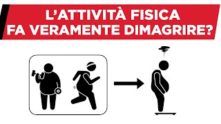 L'attività fisica fa veramente dimagrire?