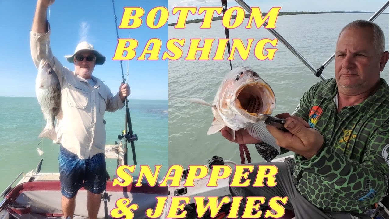 Bottom Bashing Snapper & Jewies - YouTube