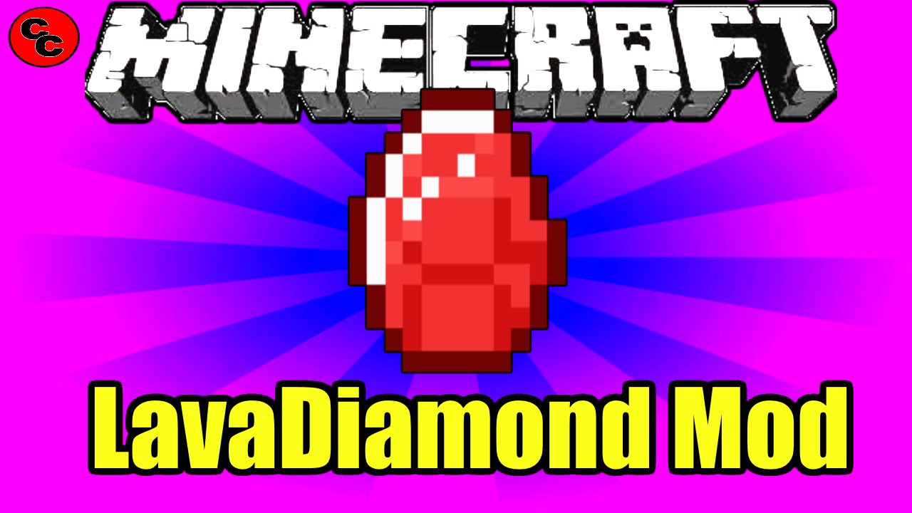 Minecraft Mods Lavadiamond Mod 1 7 10 Youtube