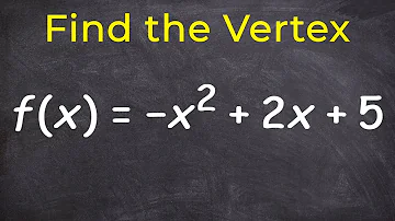 Learn how to find the vertex of a parabola