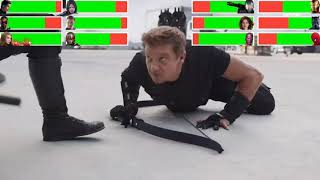 Team Captain America Vs. Team Iron Man With Healthbars 24