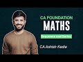 Chapter 6 Sequence and Series | PYQs CA Foundation | Maths | Quantitative Aptitude | CA Ashish Kedia