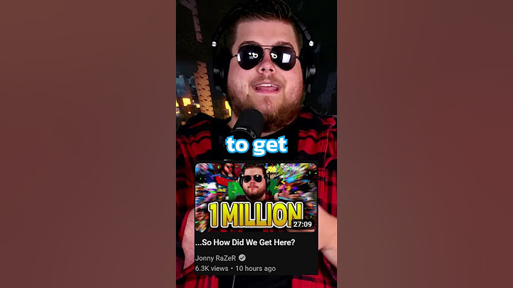Thank You For 1 Million Subscribers #shorts #thanks #jonnyrazer
