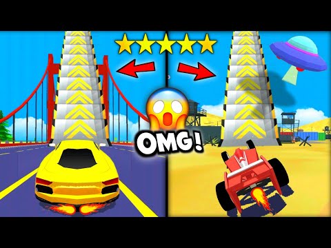 BIGGEST RAMP JUMPS in Dude Theft Wars 😱 Epic and Funny Fails Ramp Jump in Dude Theft Wars| dtw funny