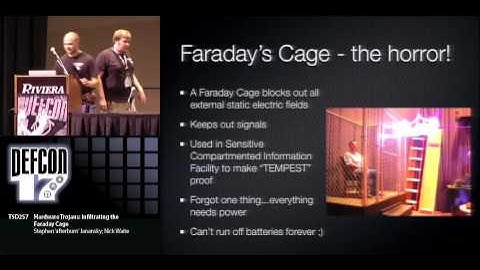DEFCON 17: Hardware Trojans: Infiltrating the Faraday Cage
