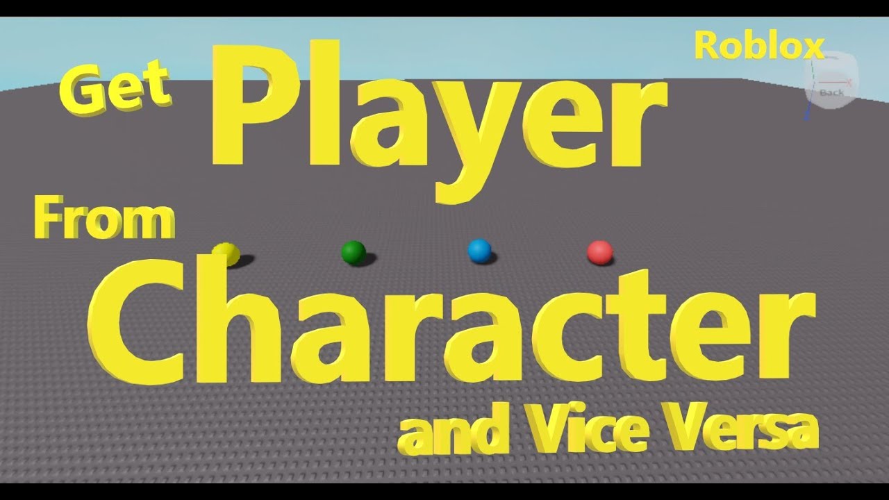 How to Get Player from Character and Vice Versa (Roblox Studio