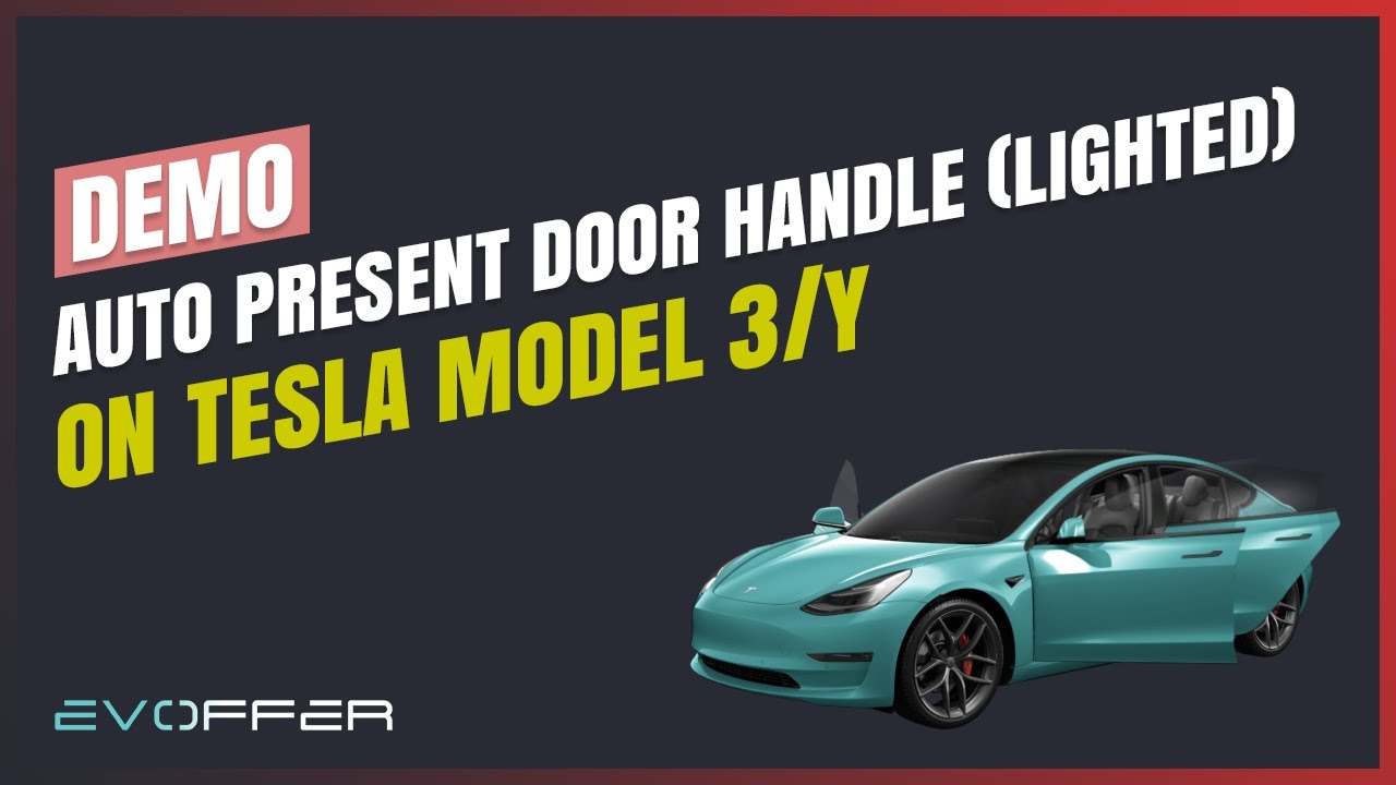 Hansshow Tesla Real Carbon Fiber Door Handle Cover for Model 3 & Model Y &  Model 3 Highland