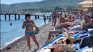 🇹🇷 KEMER Beach A Hot Day Türkiye
