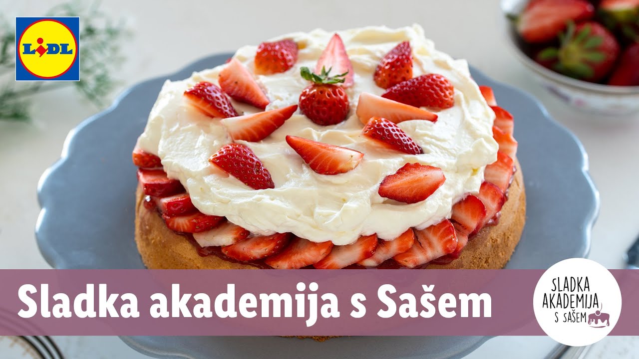 Sladka akademija: Puhast vanilijev biskvit