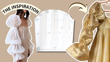 How To Cut and Sew a Trendy Triple Puff Sleeve