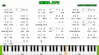 not piano tutorial ( not angka ) lagu dewa ayu - lagu daerah bali not piano tutorial ( not angka ) lagu dewa ayu - lagu daerah bali