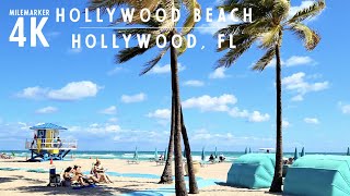 Hollywood Broadwalk and Beach Scenic Walk [Hollywood Beach, FL] 4k Walking Tour with Binaural 🎧 screenshot 2