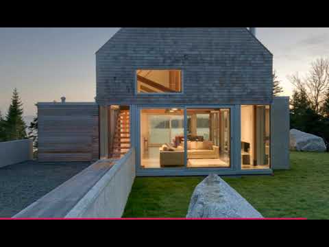 Video: Cedar Shingles Cascading Down a Modern Courtyard House