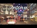 London Drive 4K - Christmas Lights - UK