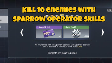 KILL 10 ENEMIES WITH THE SPARROW OPERATOR SKILLS - CALL OF DUTY MOBILE
