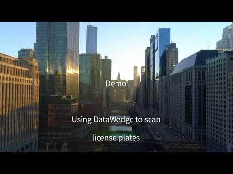 DataWedge Demo - Capture License Plate | Zebra Technologies