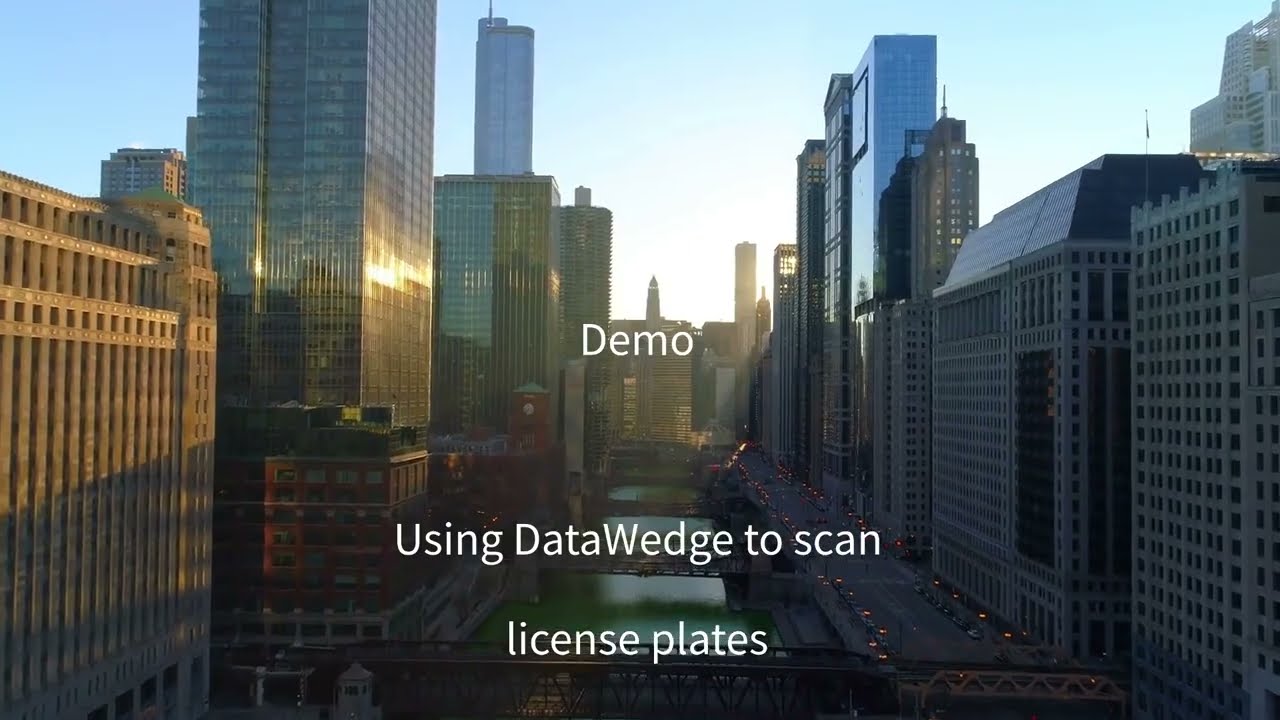DataWedge Demo - Capture License Plate | Zebra Technologies