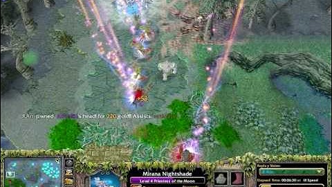 DotA 6.67c Mirana Starfall Bug