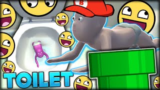 BABY IS GOING DOWN THE MARIO PIPE, THE TOILET - WHO'S YOUR DADDY FUNNY MOMENTS #23