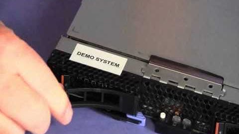 IBM Blade Center HS23 Remove Hot Swap Storage Drive