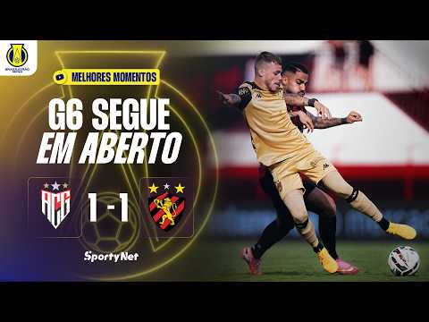 Sport draws late and shares points with Atlético-GO! | Atlético-GO 1-1 Sport | Highlights