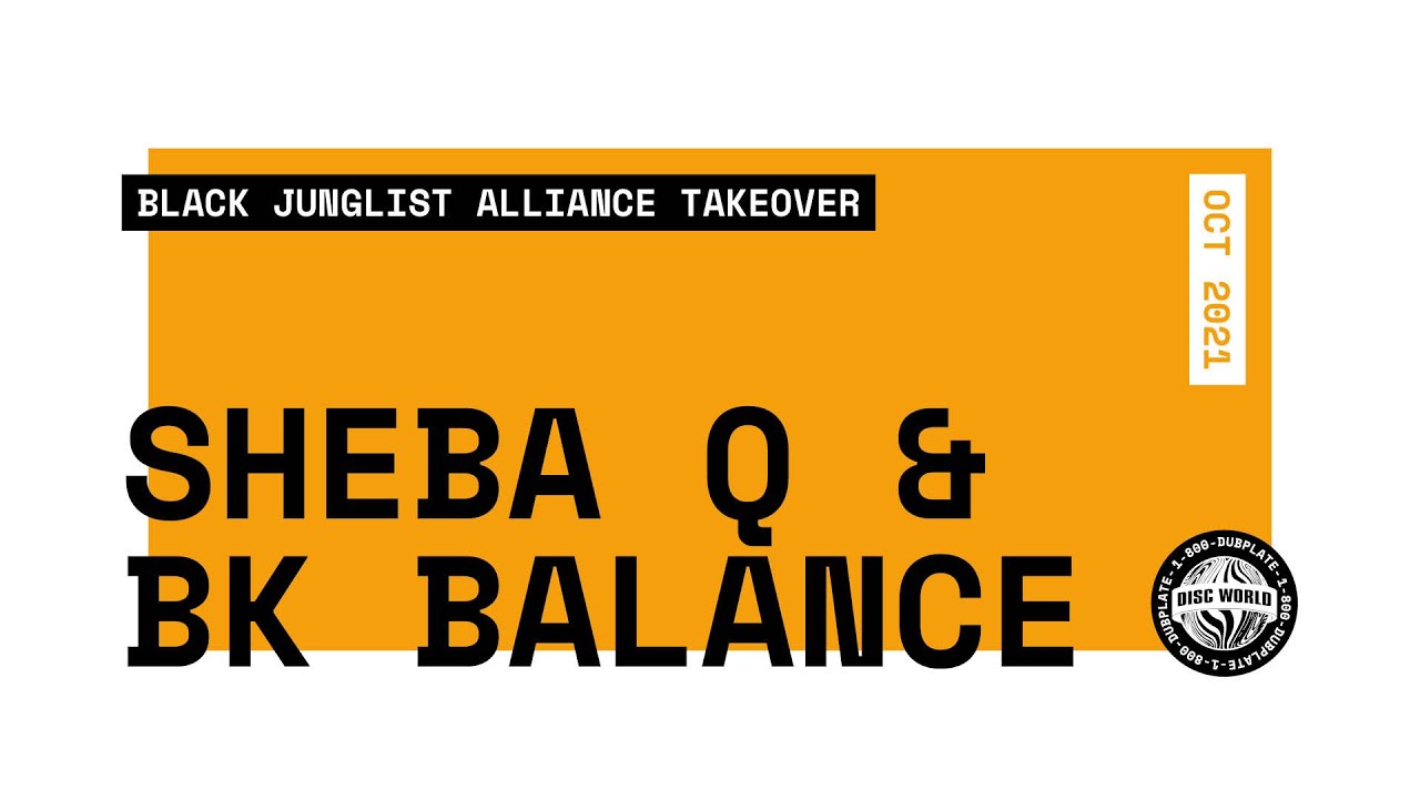 Sheba Q & BK Balance // 1-hour Vinyl DJ Set ~ Jungle / D&B