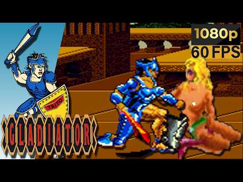 Gladiator Ougon No Shiro Great Gurianos Arcade 1986 Retro Beat Em Up 